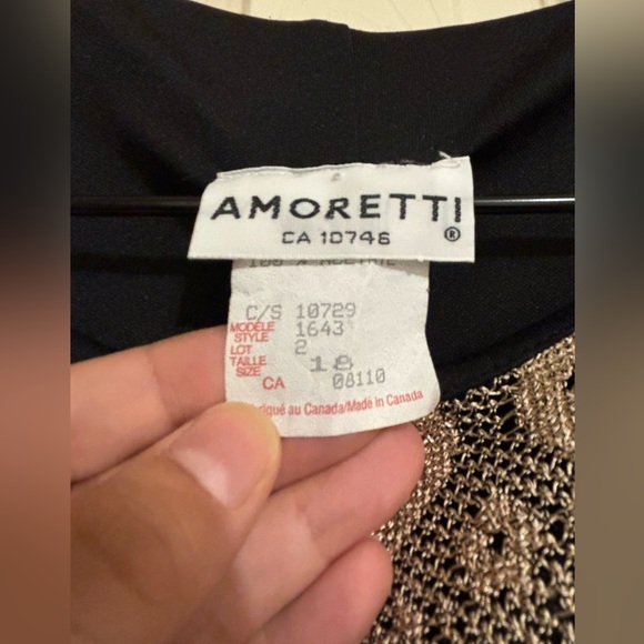 Vintage Amoretti lace dress size 18 - Picture 5 of 8